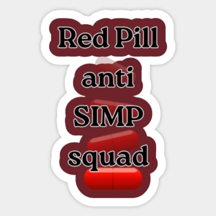 Red pill can save your life Sticker